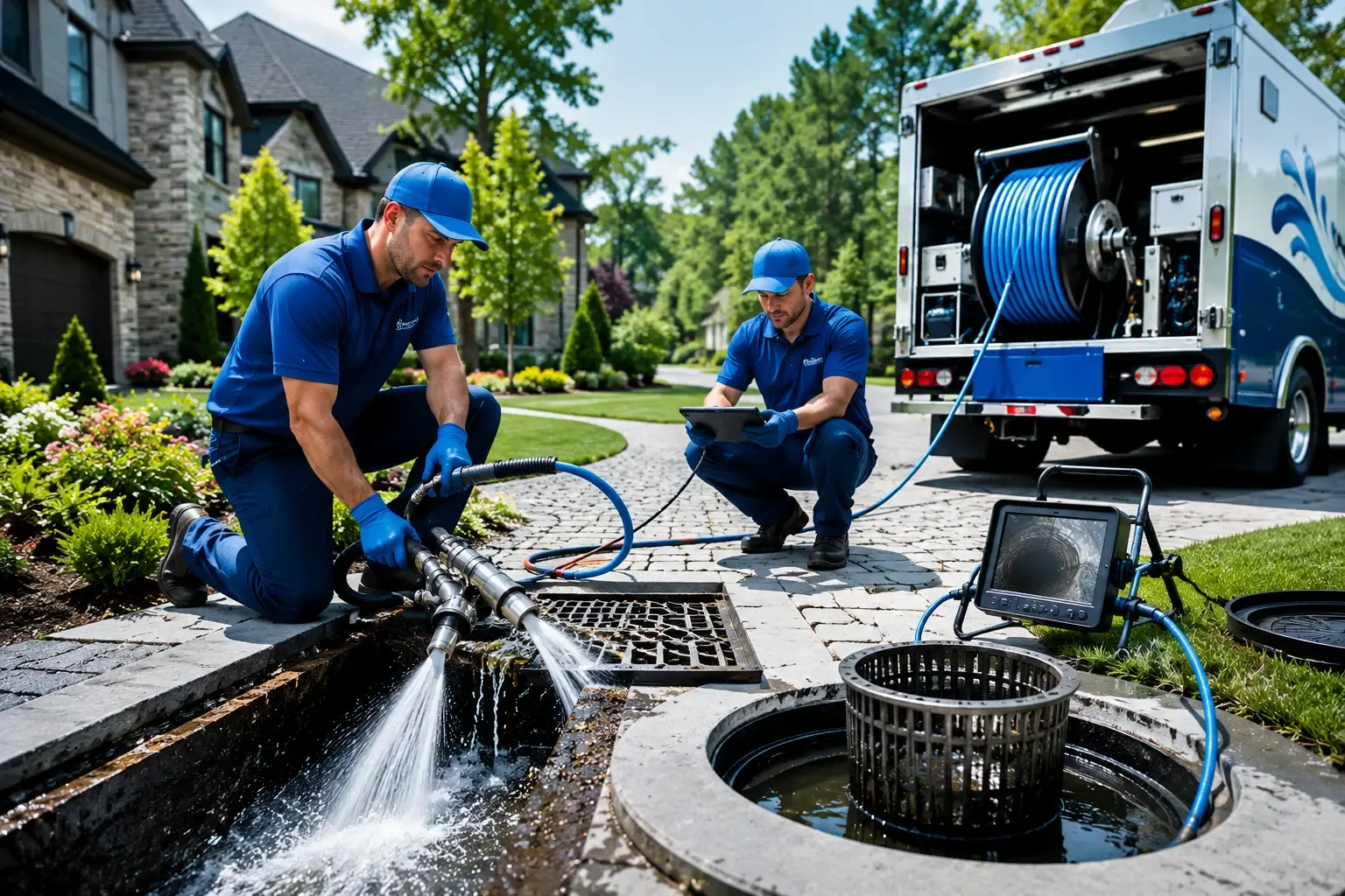 Local outdoor drain cleaning professionals in Vallonia, IN