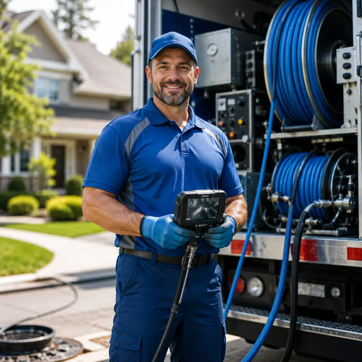 Local outdoor drain cleaning specialists in Vallonia, IN